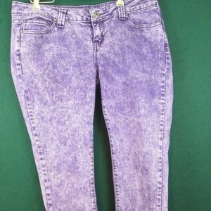 Resilience Purple Stone Washed Jeans Sz 11